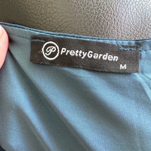 Beautiful and comfortable teal Fall dress - Picture 6 of 6